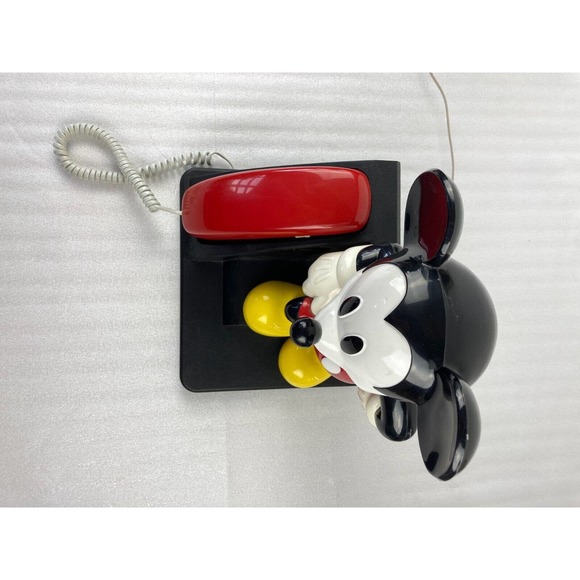 Vintage Mickey Mouse Push Button AT&T Telephone Phone Walt Disney Authentic 13" - Picture 8 of 10